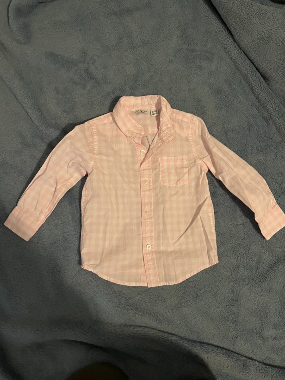 Janie and Jack Gingham Button-Down Top 18-24mo